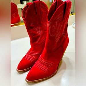 Jeffrey Campbell Stunning Red Boots